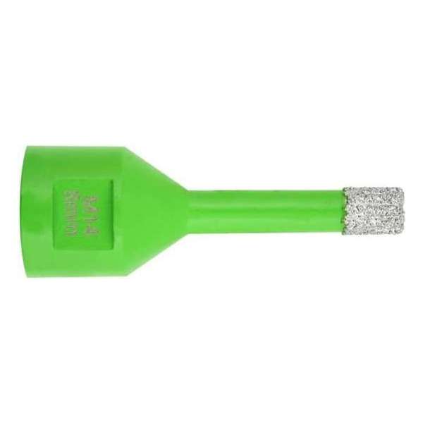 Reca Diamantboor / tegelboor Diadrill keramiek M14 - 10x15mm - mini - met koelwas voor haakse slijper Reca Diamantboor / tegelboor Diadrill keramiek M14 - 10x15mm - mini - met koelwas voor haakse slijper