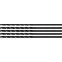 Set van 5 metaalboren, extra lang (5.0x300 mm)