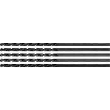 Set van 5 metaalboren, extra lang (5.0x300 mm)