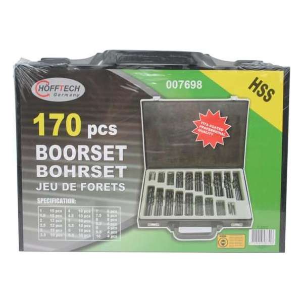 Boorset 170 Delig Hss Koffer Boorset 170 Delig Hss Koffer