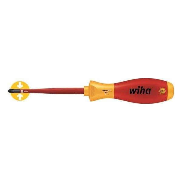 Wiha - Schroevendraaier 1000V - 3211 PH2 x 100 Wiha - Schroevendraaier 1000V - 3211 PH2 x 100