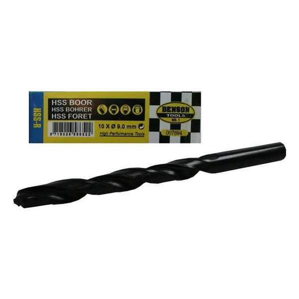Hofftech HSS metaal boor 9,0 mm. (10 stuks) Hofftech HSS metaal boor 9,0 mm. (10 stuks)