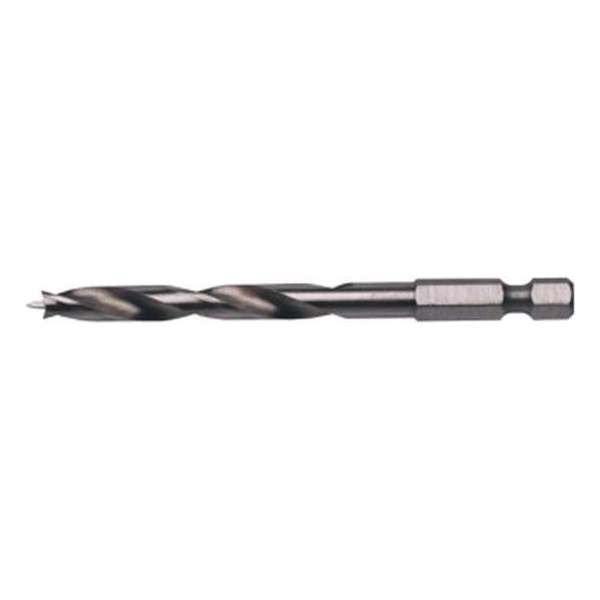 TIP houtboor, opnamesysteem 1/4" Zeskant Quick-lock, diam boor 6mm TIP houtboor, opnamesysteem 1/4" Zeskant Quick-lock, diam boor 6mm