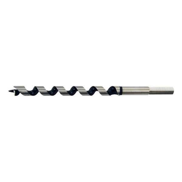 Slangenboor tbv hout zeskant 16mm x 385mm werklengte, houtboor Slangenboor tbv hout zeskant 16mm x 385mm werklengte, houtboor