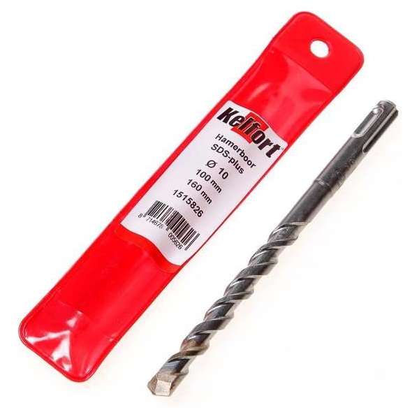 Kelfort Hamerboor SDS-plus diameter 10 x 160/100mm Kelfort Hamerboor SDS-plus diameter 10 x 160/100mm