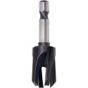 Lintner Proppenboor ø1/2" (ca. 12.5mm) met 1/4" bitaansluiting. (04-726)