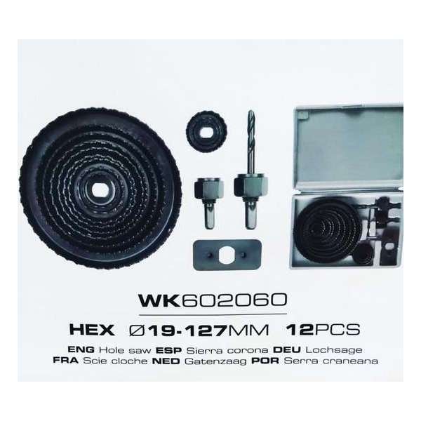 WERKU WK602060 Gatenzaag 10-127mm 12pcs WERKU WK602060 Gatenzaag 10-127mm 12pcs