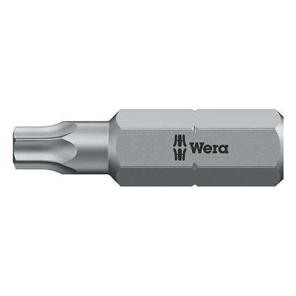 Wera Schroefbit TX15 25mm met gat 10 stuks Wera Schroefbit TX15 25mm met gat 10 stuks