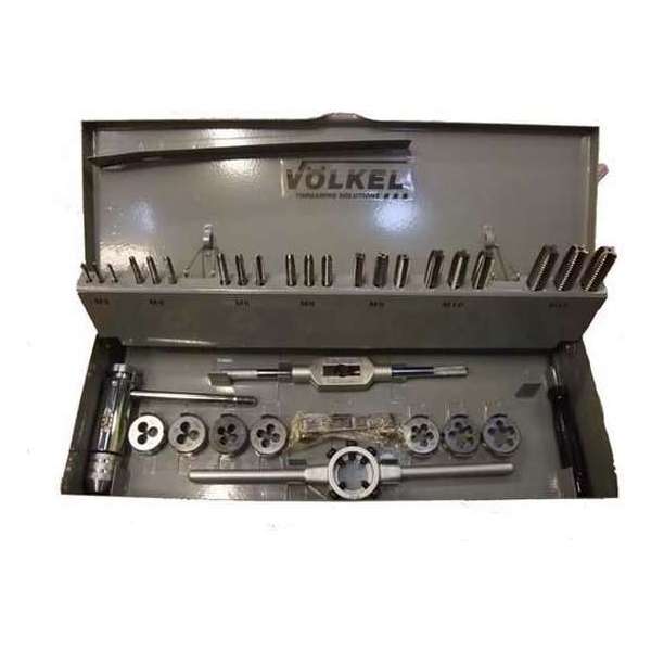 Völkel Tappen- en Snijplaatset HSS - M3-12 Völkel Tappen- en Snijplaatset HSS - M3-12