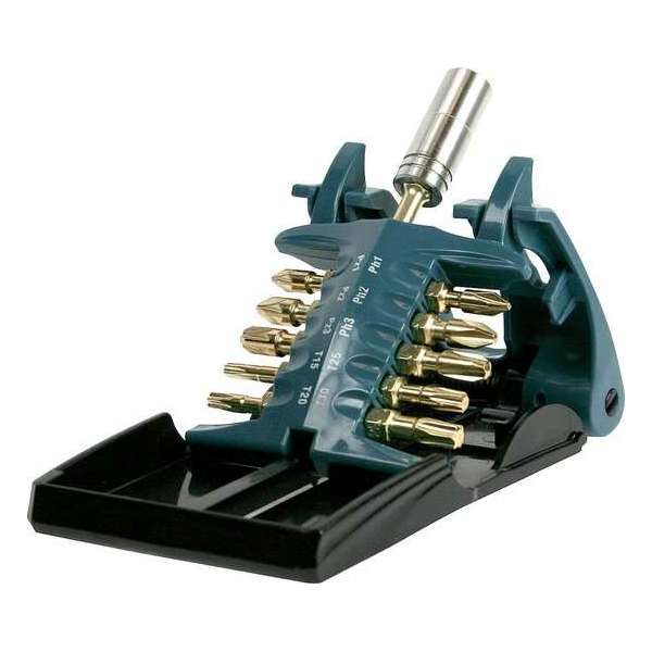 Makita B-28597 XTT slagschroefbitset 11-delig Makita B-28597 XTT slagschroefbitset 11-delig