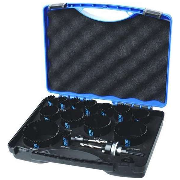 Gatzaagset Labor Bi-metaal 19-76mm 16-delig Gatzaagset Labor Bi-metaal 19-76mm 16-delig