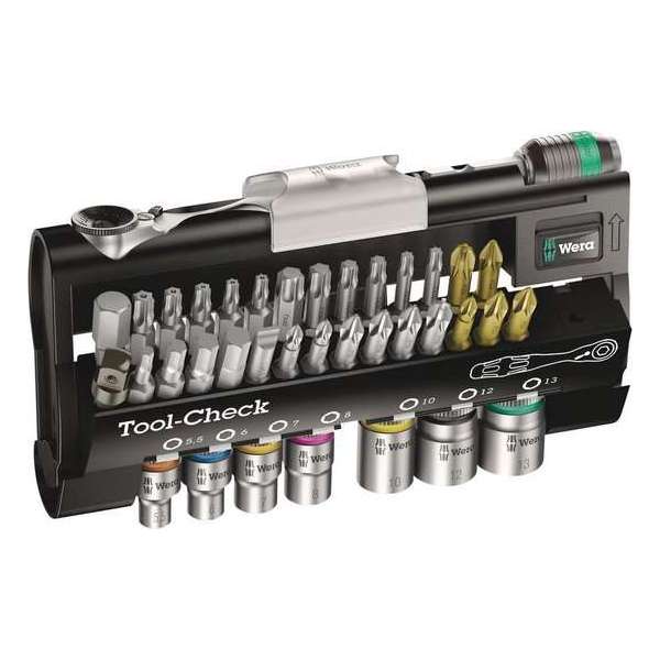 Wera Tool-Check 1 SB 73220 bitset 32-delig Wera Tool-Check 1 SB 73220 bitset 32-delig