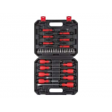 Parkside Schroevendraaierset - Gemaakt van hoogwaardig Cr-V, S2 en 40Cr-staal - Complete 32-delige set met softgrip-grepen