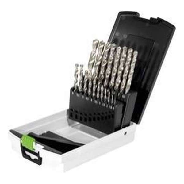 Festool 498981 19 delige Novadrive HSS-spiraalborenset Festool 498981 19 delige Novadrive HSS-spiraalborenset