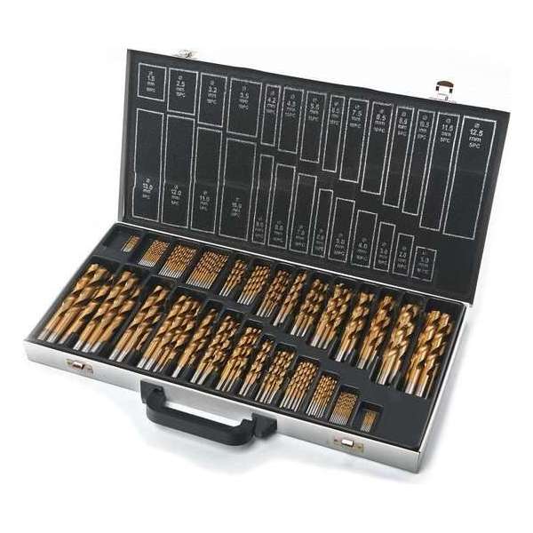 230 Delige HSS - TIN Gecoate Borenset 230 Delige HSS - TIN Gecoate Borenset