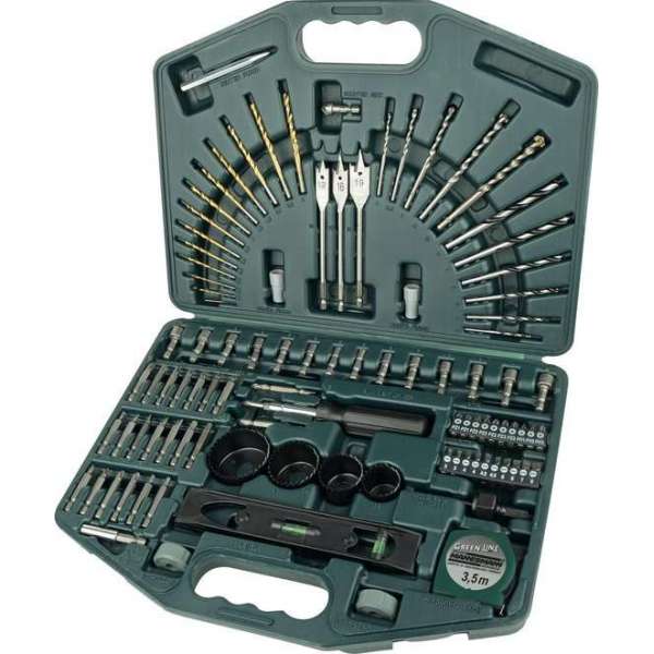 Brüder Mannesmann 54400 100-delige Boor en Bitset Brüder Mannesmann 54400 100-delige Boor en Bitset