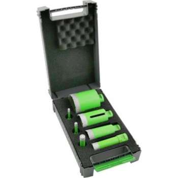 Reca Diamantboor / tegelboor Diadrill keramiek set 7 delig - 6-68 mm - M14 voor haakse slijper