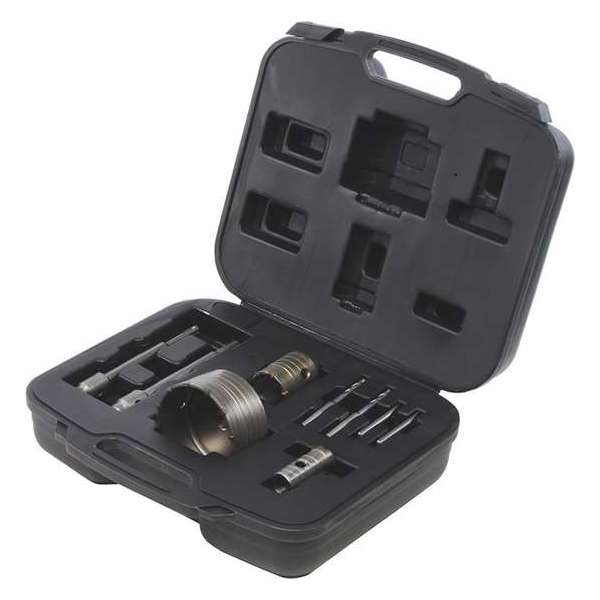 Silverline 9-delige TCT kernboor set 30, 50 en 110 mm Silverline 9-delige TCT kernboor set 30, 50 en 110 mm