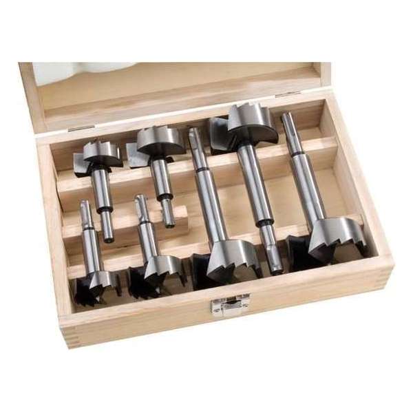 Westfalia Forstner bit set 35-54 mm, 7 stuks Westfalia Forstner bit set 35-54 mm, 7 stuks