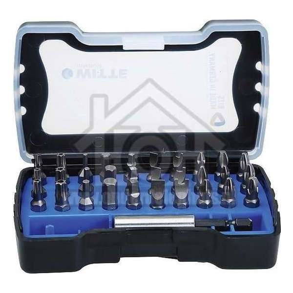 Witte Bitje Bitset Security 31 delig 1/4 inch 25mm bitsassortiment 200385917 Witte Bitje Bitset Security 31 delig 1/4 inch 25mm bitsassortiment 200385917