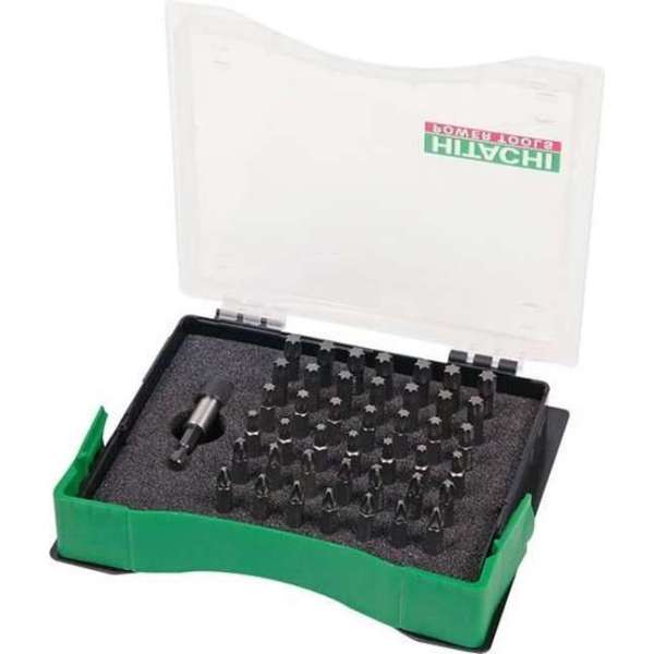 Hikoki Hitachi Bitset 42-delig 1/4" impact 35mm Hikoki Hitachi Bitset 42-delig 1/4" impact 35mm