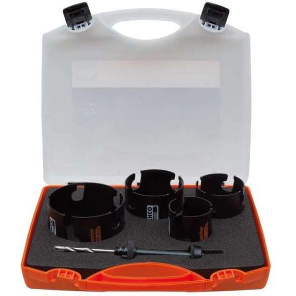 Bahco gatzagenset 5 dlg 64-76-92-114mm met extra gatzaag van 83mm Bahco gatzagenset 5 dlg 64-76-92-114mm met extra gatzaag van 83mm