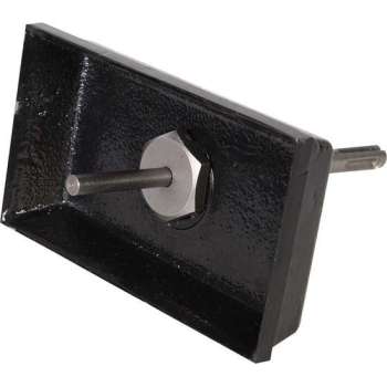 Silverline Dubbele Vierkante Gatenboor - 80 x 140 mm.