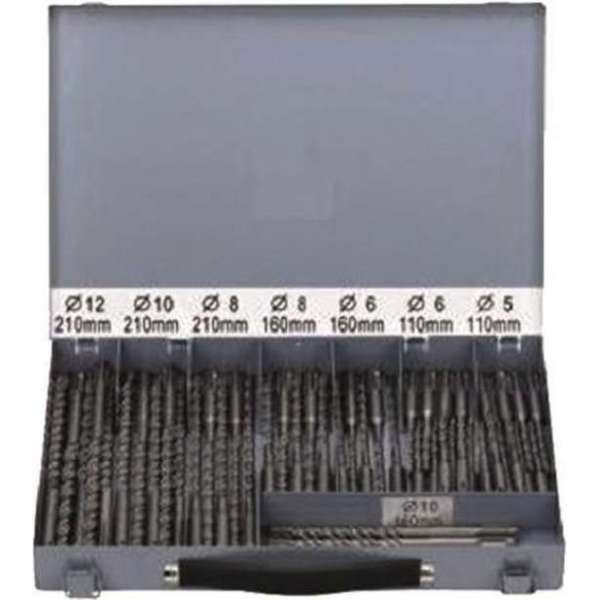 PROMEGA - KOFFER SDS+BOREN-50 PCS - 50 PCS PROMEGA - KOFFER SDS+BOREN-50 PCS - 50 PCS
