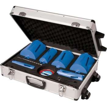 Silverline 6-delige diamant kernboor set 38 - 127 mm
