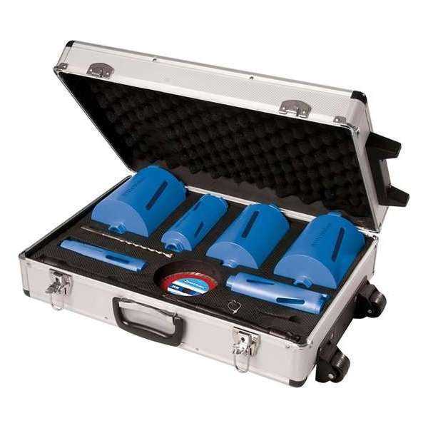Silverline 6-delige diamant kernboor set 38 - 127 mm Silverline 6-delige diamant kernboor set 38 - 127 mm