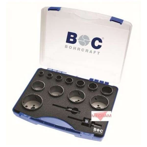 Bohrcraft BI-Metalen gatzagen HSS, Allround gatzagenset 14-delig - gatzaag Bohrcraft BI-Metalen gatzagen HSS, Allround gatzagenset 14-delig - gatzaag