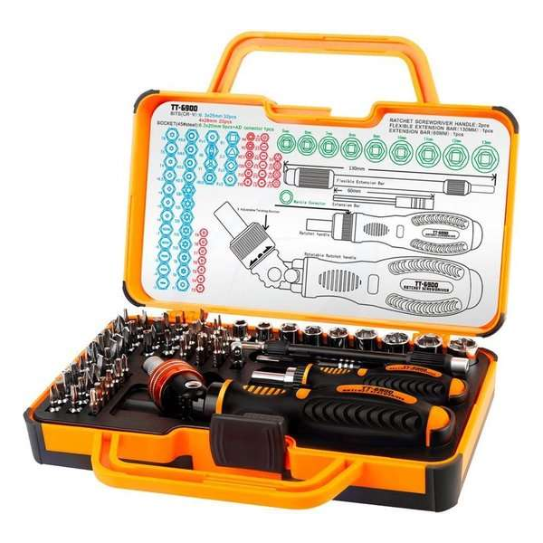 Toman TT-6900 Toolkit 69 delig Schroevendraaier set Toman TT-6900 Toolkit 69 delig Schroevendraaier set