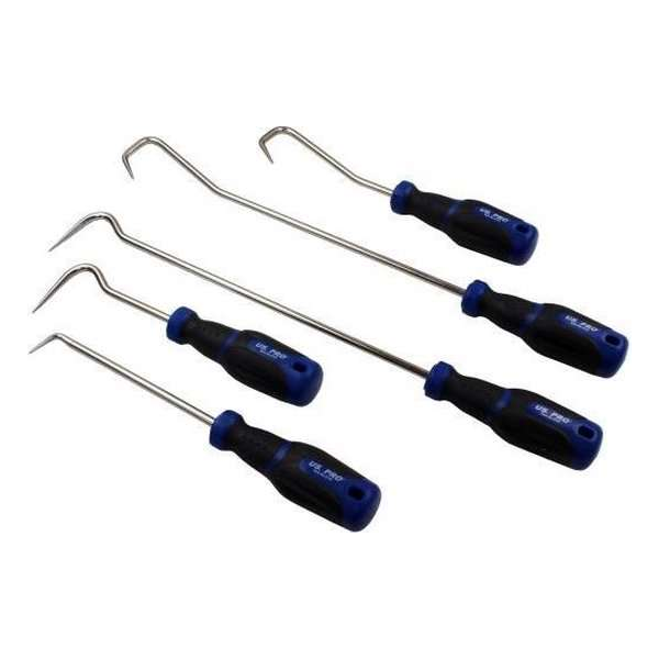 Hakenset "pick & hook" kort en lang 5-delig Hakenset "pick & hook" kort en lang 5-delig