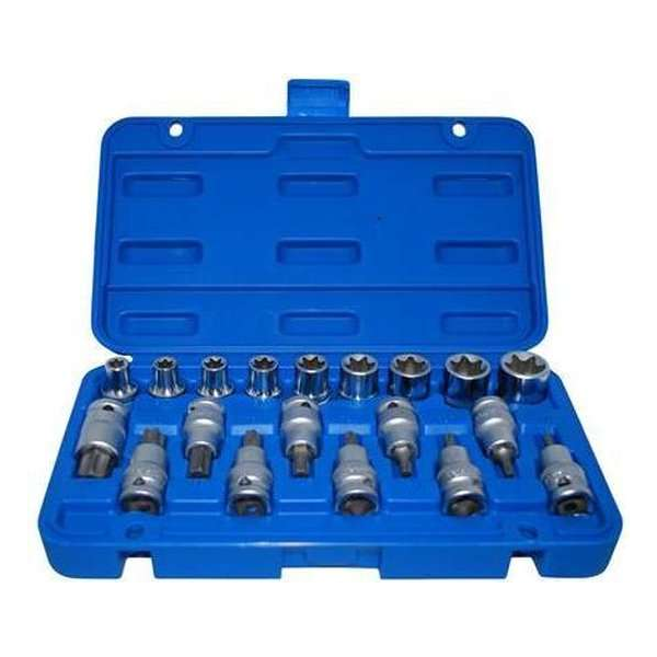 Torx doppenset in- uitwendig NORMEX 21-219 Torx doppenset in- uitwendig NORMEX 21-219
