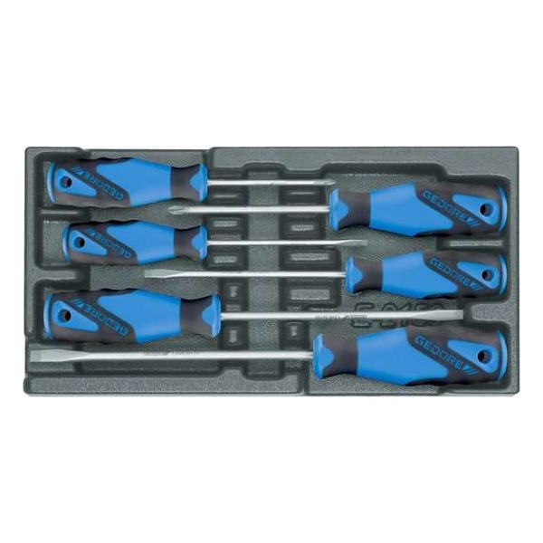 Gedore – 1500 ES-2150 PH – 3-C schroevendraaier-set – 6-delig
