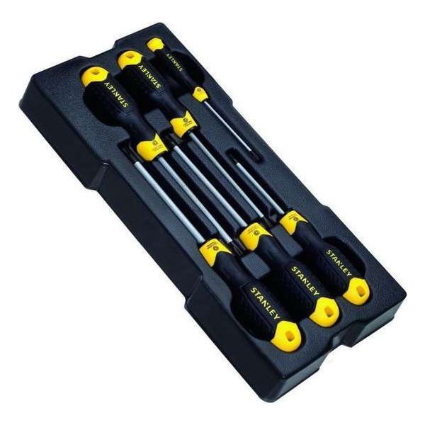Stanley 1-74182 6 Delige Schroevendraaierset Stanley 1-74182 6 Delige Schroevendraaierset