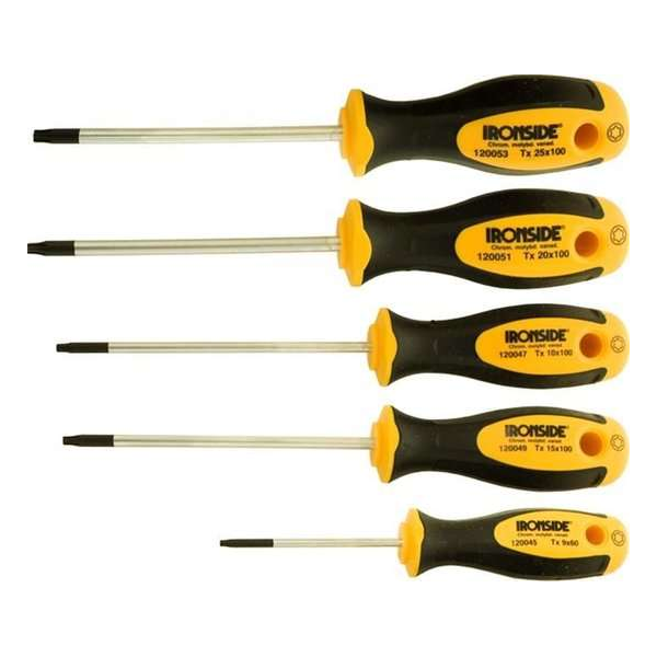 Ironside Schroevendraaierset torx 5-delig Ironside Schroevendraaierset torx 5-delig