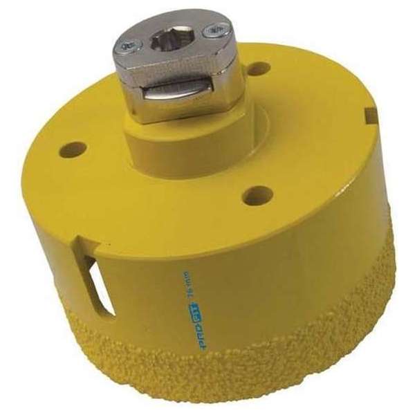 Pro Fit Diamantboor 76 mm met geïntegreerde C&D adapter Pro Fit Diamantboor 76 mm met geïntegreerde C&D adapter