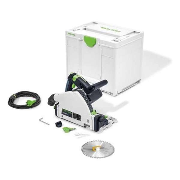Festool TS 55 FEBQ-Plus Invalcirkelzaagmachine in systainer - 1200W - 160mm Festool TS 55 FEBQ-Plus Invalcirkelzaagmachine in systainer - 1200W - 160mm