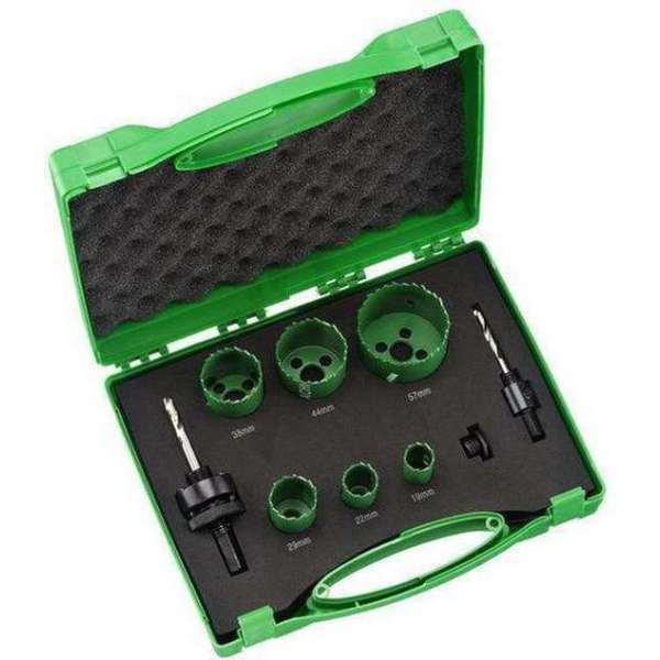 Hitachi Cassette gatzagen bi-metaal 752171 9dlg/loodgieter Hitachi Cassette gatzagen bi-metaal 752171 9dlg/loodgieter
