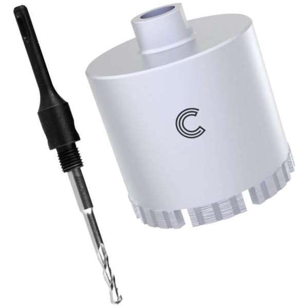 Diamant Dozenboor ø82mm + inclusief M16 adapter 6-kant en centreerboor - Nat - Beton - Professioneel Diamant Dozenboor ø82mm + inclusief M16 adapter 6-kant en centreerboor - Nat - Beton - Professioneel