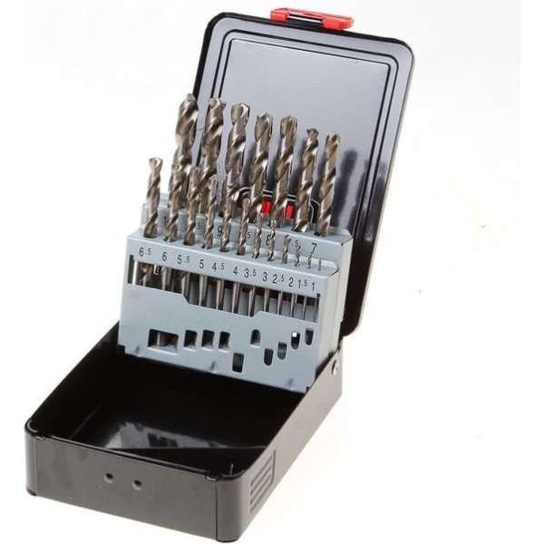 Kelfort HSS metaalborenset 19-delig blankgeslepen diameter 1-10 x 0.5mm Kelfort HSS metaalborenset 19-delig blankgeslepen diameter 1-10 x 0.5mm