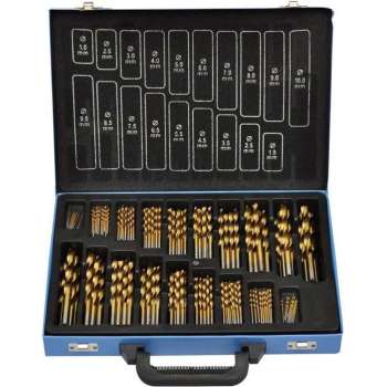 vidaXL - Boorset HSS titanium spiraal boorset 170-delig 140170