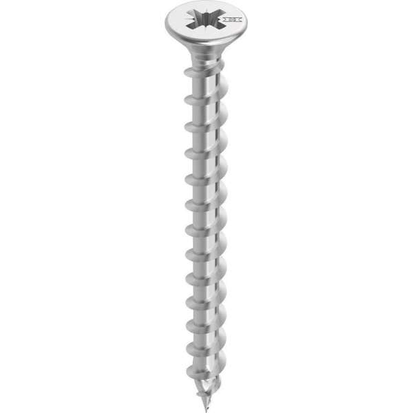 Heco Topix spaanplaatschroef rvs pk 50x60mm pz2 Heco Topix spaanplaatschroef rvs pk 50x60mm pz2