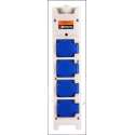 Verdeeldoos 4-voudig H07RN-F / NWPK 3x1.5mm2 (5mtr)