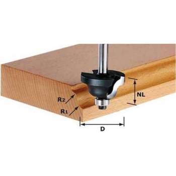 Festool HW S8 D38,1/R6,35/R6,35 Dubbele radialenfrees HW 491030