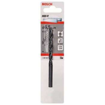 Bosch - Metaalboren HSS-R, DIN 338 6,5 x 63 x 101 mm