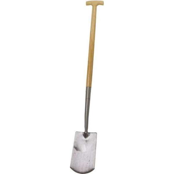 spade blank geslepen met steel 90cm spade blank geslepen met steel 90cm