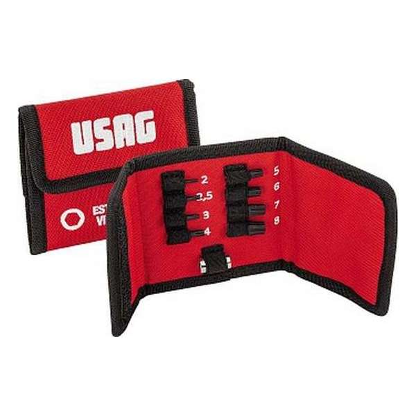 U04580313 - USAG 1/4" SET MET GRIP BITS VOOR BESCHADIGDE ZESKANTSCHROEVEN (9-DELIG) Korting Nieuw U04580313 - USAG 1/4" SET MET GRIP BITS VOOR BESCHADIGDE ZESKANTSCHROEVEN (9-DELIG) Korting Nieuw
