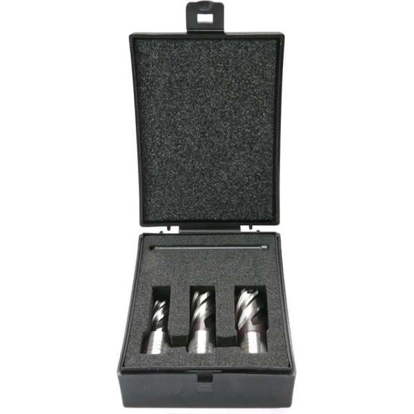 EVOLUTION - Evolution set kernboren Weldon HSS kort - 3 STUKS - 14 - 18 - 22 + PILOT EVOLUTION - Evolution set kernboren Weldon HSS kort - 3 STUKS - 14 - 18 - 22 + PILOT
